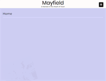 Tablet Screenshot of mayfieldassociation.org